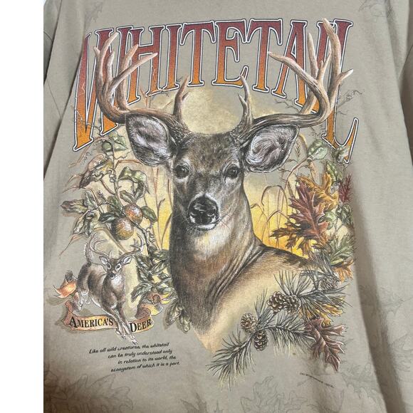 CMJ Other - Vintage CMJ Size XL Whitetail Deer Beaver Lake FL Wildlife Graphic T-Shirt